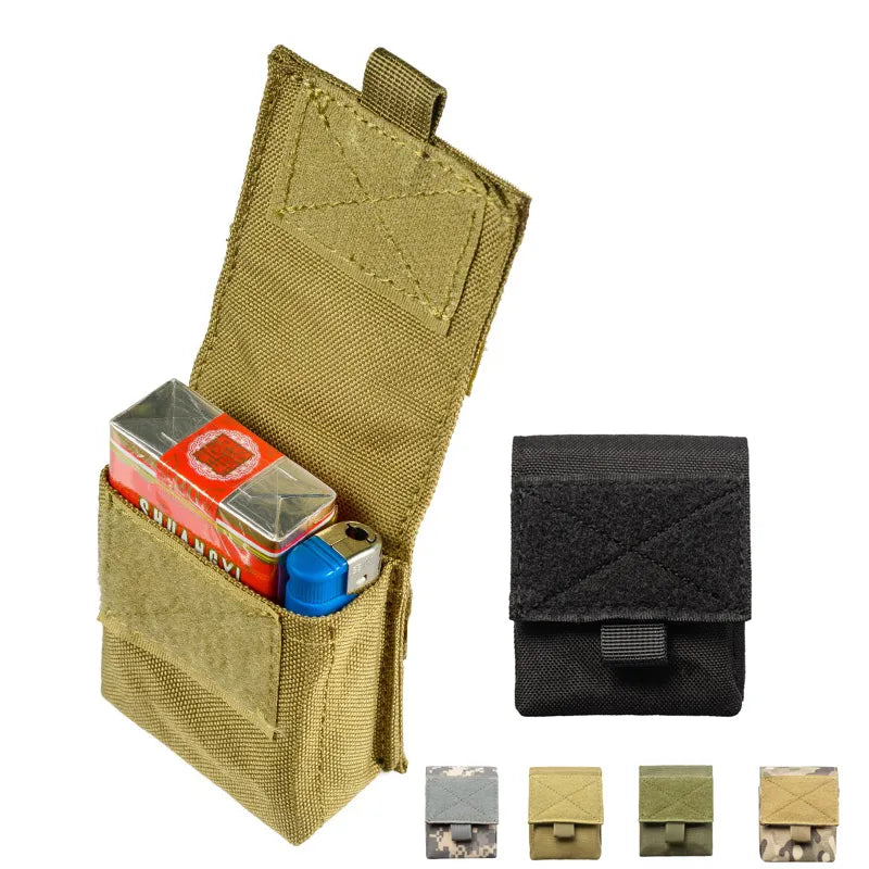 Tactical Molle EDC Pouch Magazine Cigarette Pouch Waist Pocket Airsoft Ammo Bag