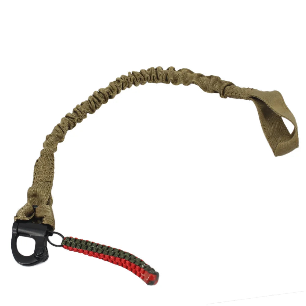 VULPO Tactical Quick Release Safety Sling Lanyard Retractable Retention Lanyards Outdoor