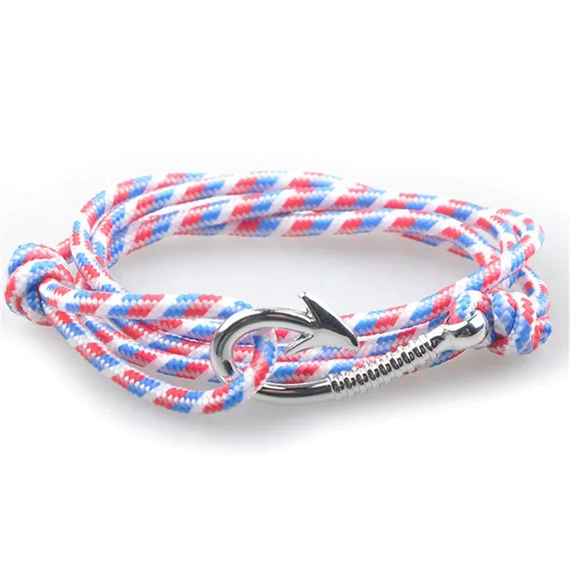 Endless Multilayer Rope Bracelet Pulseras Hombre Tom Hope Nautical Anchor Sailor