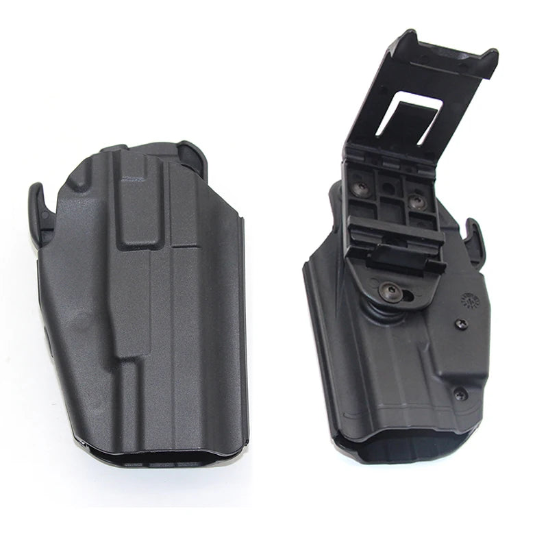 Tactical 579 GLS Pro-Fit Gun Holster for WALTHER PPQ M2 9/40 HK45 Glock 17 19 with QLS 19 22 Quick Locking System/Leg Platform