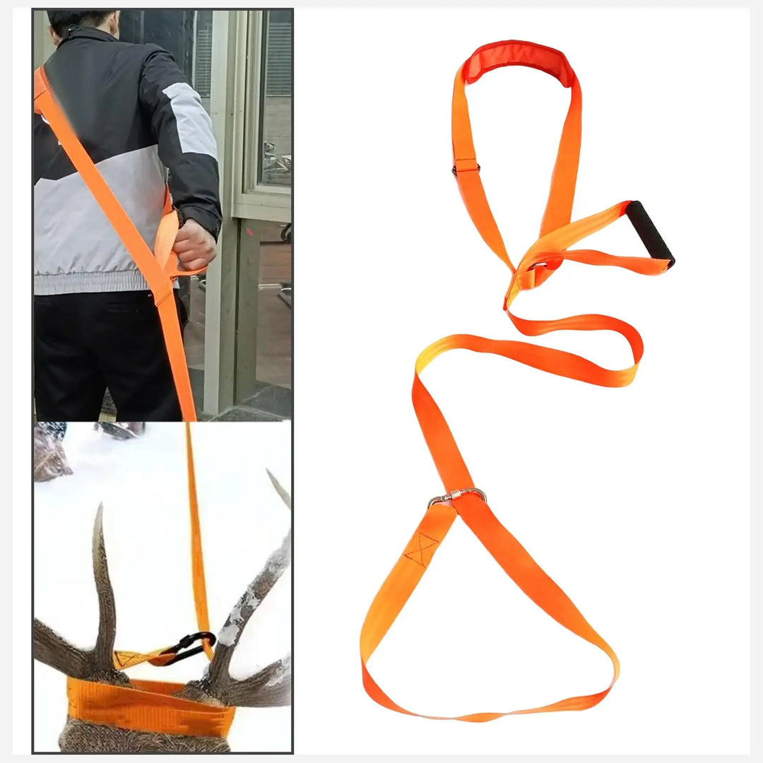 Deer Drag Deer Belt Deer Puller Multifunctional Padded Handle Durable Hunting Gear