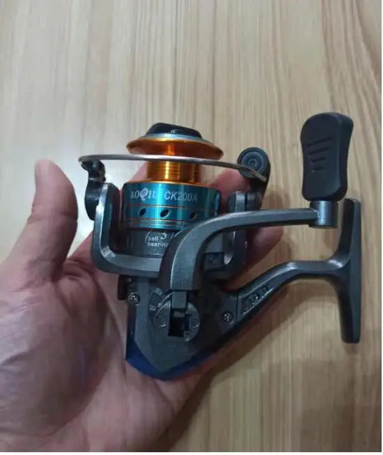 GT500 5.2:1 Mini Spinning Reel Outdoor Ice Fishing Sea Rock Raft Angling Rod Gear