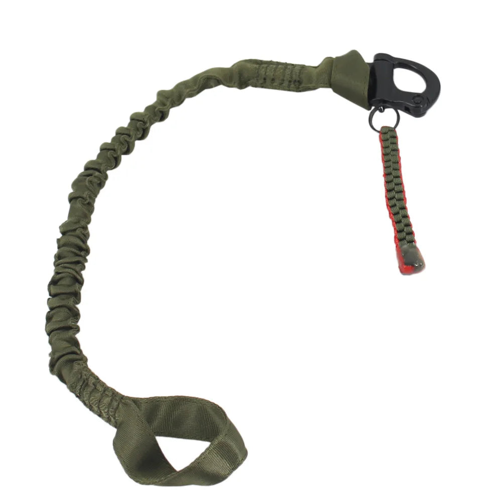 VULPO Tactical Quick Release Safety Sling Lanyard Retractable Retention Lanyards Outdoor