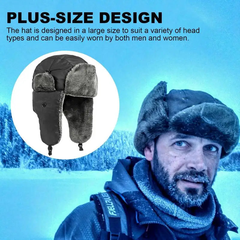 Warm Winter Caps For Hunting Warm Trapper Trooper Hunting Hats With Ear Flaps Outdoor