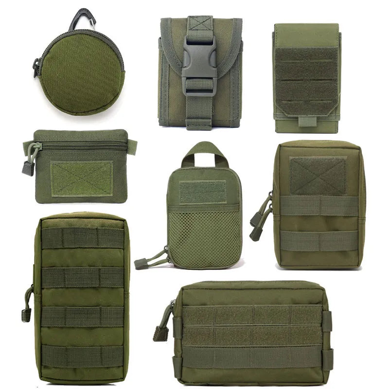 Tactical Bags Molle Pouches Military Gear Waist Bag Men Phone Pouch Camping Hunting