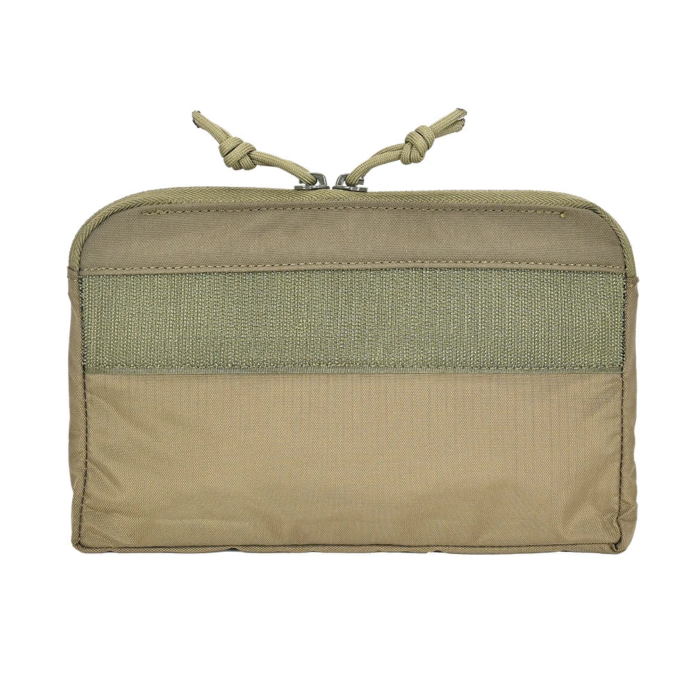 Tactical Slim Small Half Pocket Kangaroo Insert Pouch Zipper Bag Outdoor Sport Gears