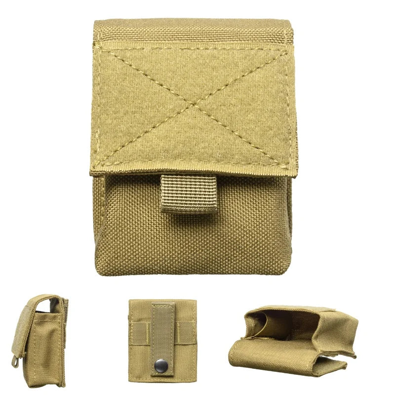 Tactical Molle EDC Pouch Magazine Cigarette Pouch Waist Pocket Airsoft Ammo Bag