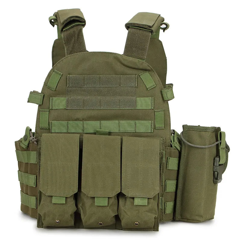 Nylon Pouch Molle Gear Tactical Vest Body Armor Hunting Plate Carrier Airsoft