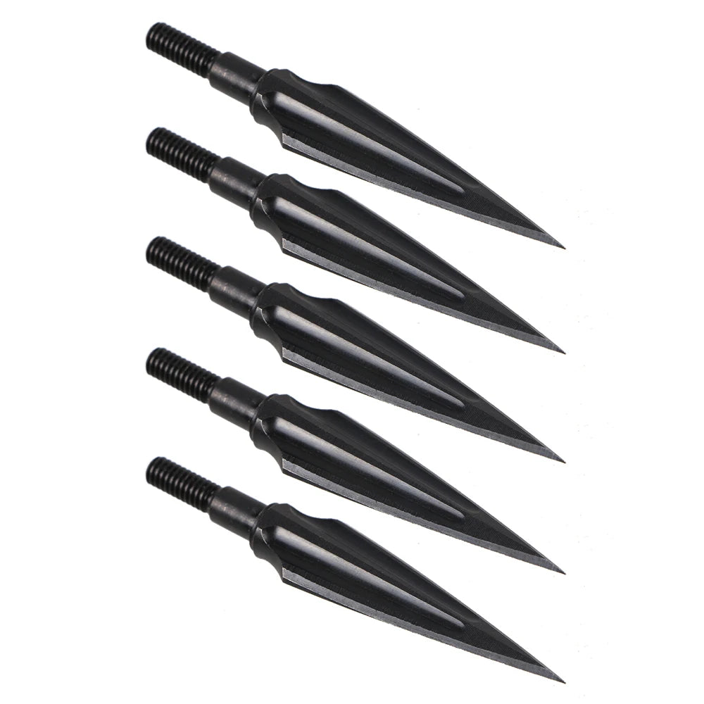 6pcs High Carbon Steel Arrow Head Broadhead Tips Arrow Point Archery Arrowheads for Compound Bow Crossbow Recurve Bow Hunting