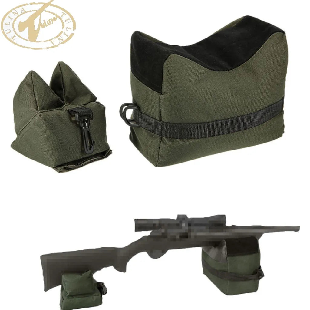 Tactical Gear Front&Rear Bag Rifle Support Sandbag Without Sand Sniper Pouch Shoot