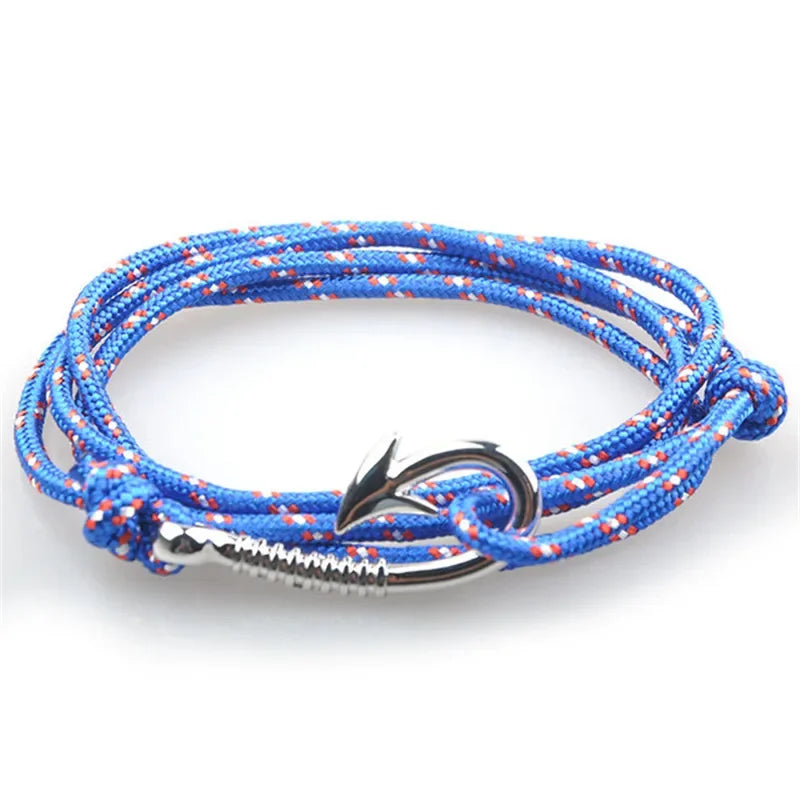 Endless Multilayer Rope Bracelet Pulseras Hombre Tom Hope Nautical Anchor Sailor