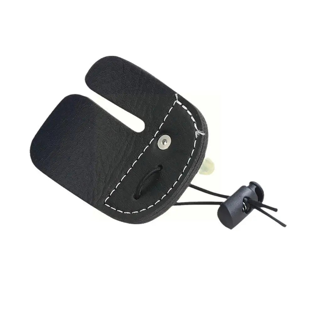 Leather Archery Finger Guard Protection Pad Glove Tab Guard Supplies Bow Training Hand