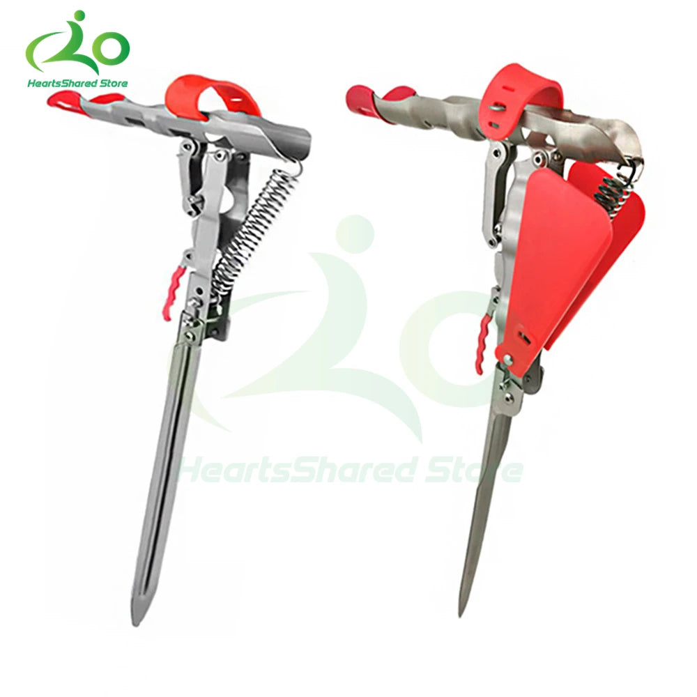 Foldable Automatic Double Spring Angle Fishing Pole Tackle Bracket Anti-Rust Steel Fishing Bracket Rod Holder Fish Tackle