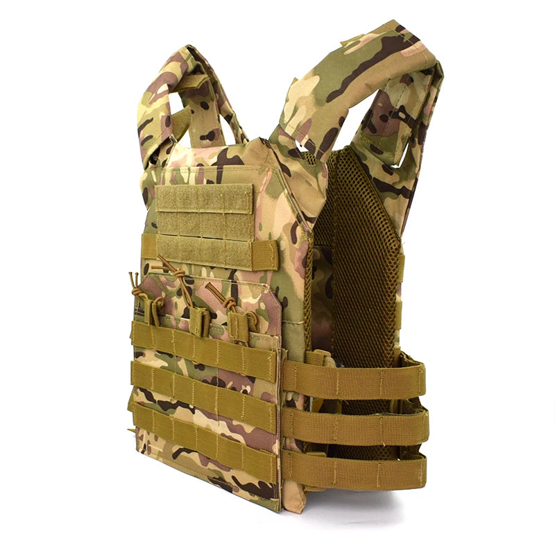 Military Equipment Tactical CS Field Vest MOLLE JPC Vest Body Armor Plate Carrier Vest