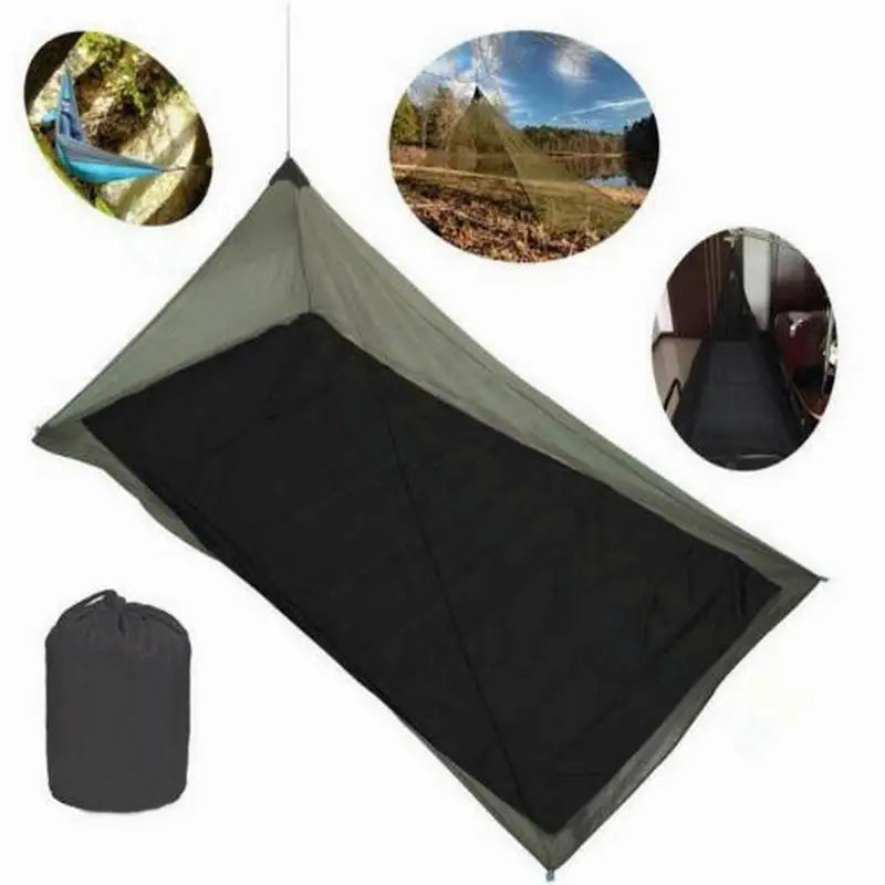 Ultralight Outdoor fishing Hiking inner Tent Summer Mesh Tent Body Inner Tent Vents mosquito net Camping Netting Survival Kit