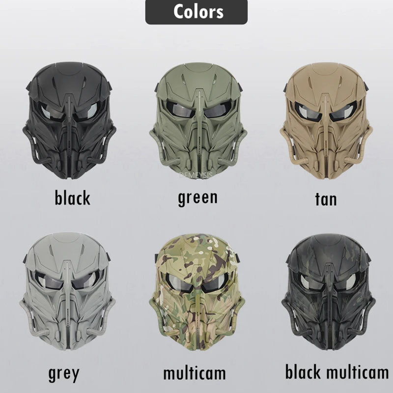 Tactical Full Face Mask Breathable Airsoft Paintball CS Wargame Sports Protective Mask