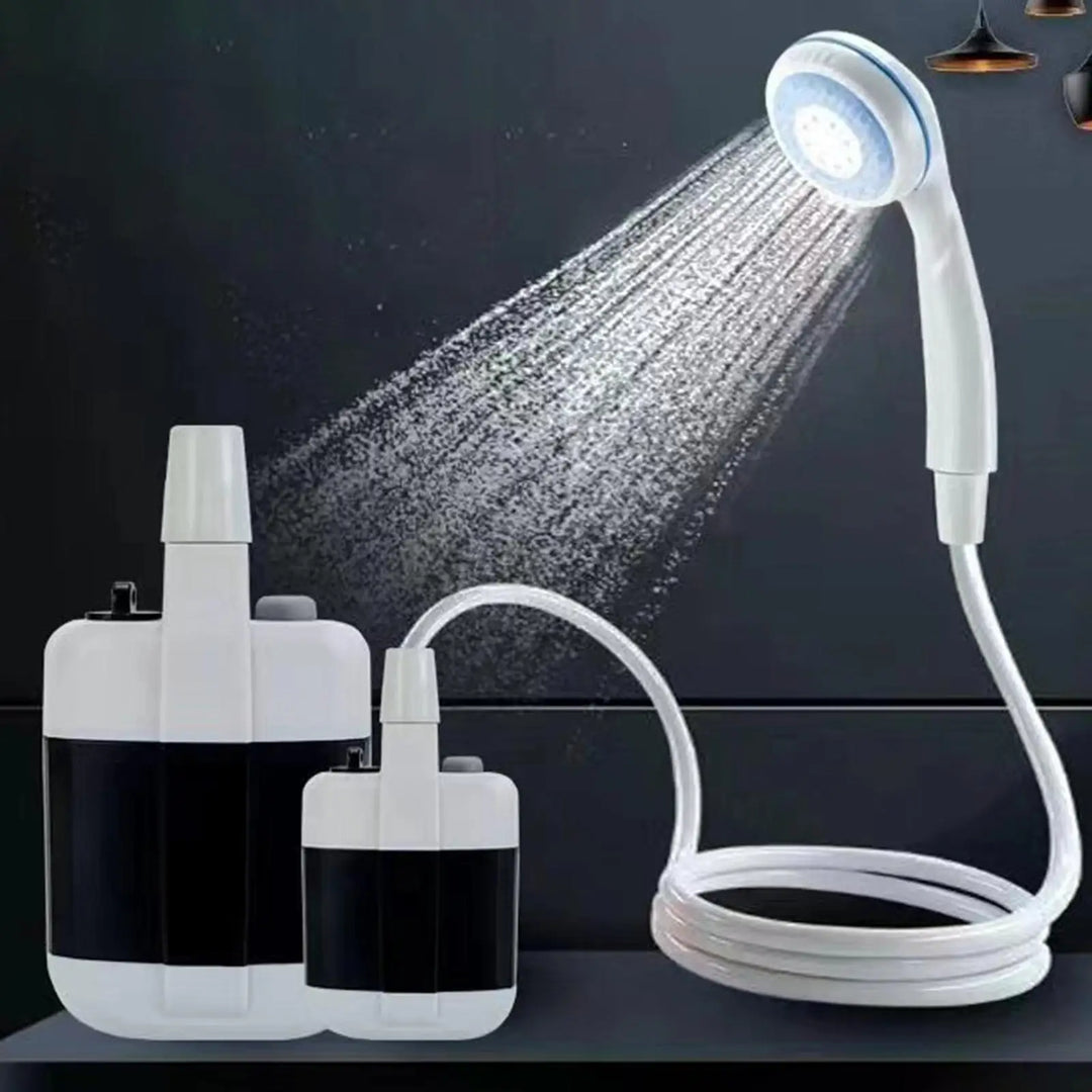 Portable Camping Shower Outdoor USB Rechargeable Electric Shower Pump for Camping