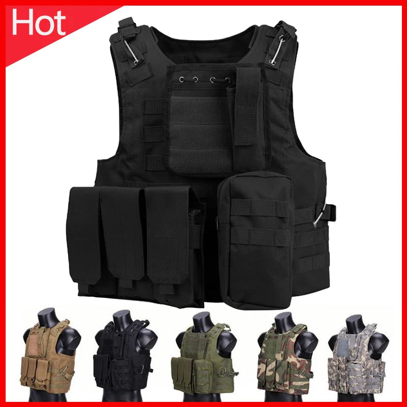 Tactical Gear Plate Carrier Vest Military Hunting Paintball Equipment Outdoor Airsoft