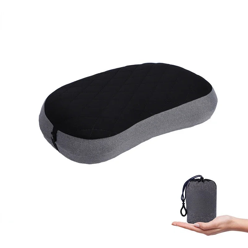 2024 Outdoor Camping U-Shape Travel for Airplane Inflatable Neck Travel Accessories Comfortable Pillow for Sleep Home Textile