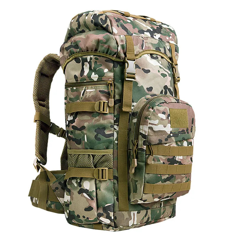 50L Military Tactical Backpack Large Capacity Outdoor Camping Mountaineering Bag