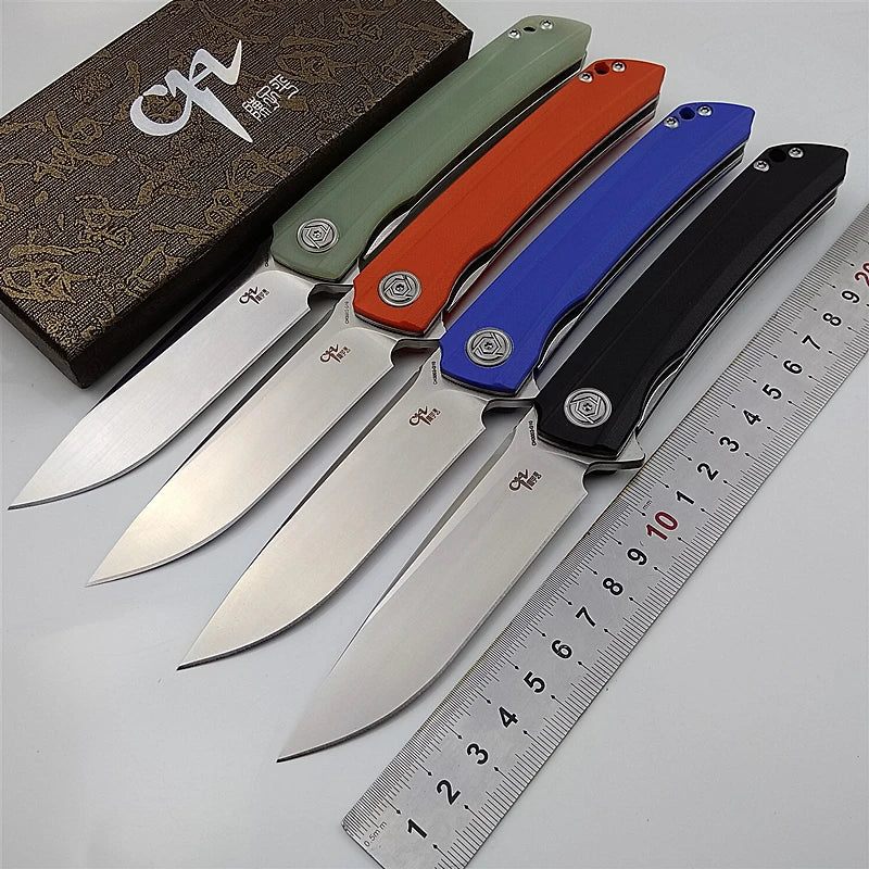 CH3002 Folding Knife D2 Blade Hunting Pocket Survival Tactical Flipper G10 Outdoor Rescue Camping Portable Gift Kitchen EDC Tool