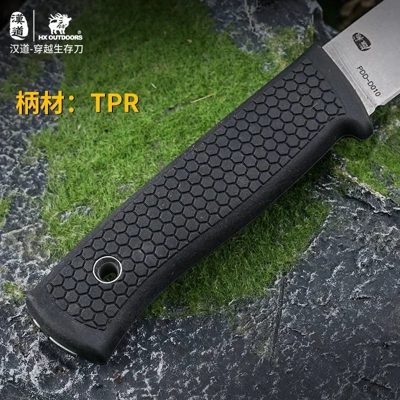 HX OUTDOORS Tactical knife outdoor survival knife self-defense pocket knife high hardness sharp fruit TOOL