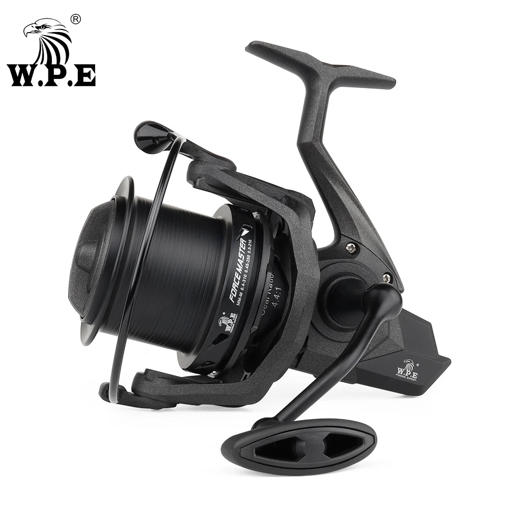 W.P.E FM9000 Carp Fishing Reel 9+1 Ball Bearings Spinning Reel 4.4:1 Gear Ratio Full