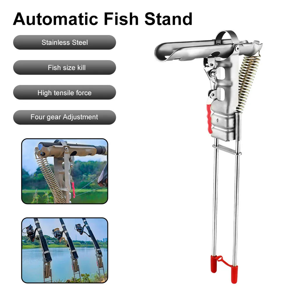 Portable Fishing Rod Holder Automatic Fishing Bracket Fishing Pole Holder Support