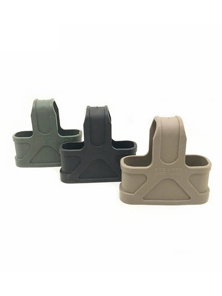 1 PC M4 Clip Rubber Sleeve Universal Clip Sleeve 5.56 Tactical Quick-pull Triangular