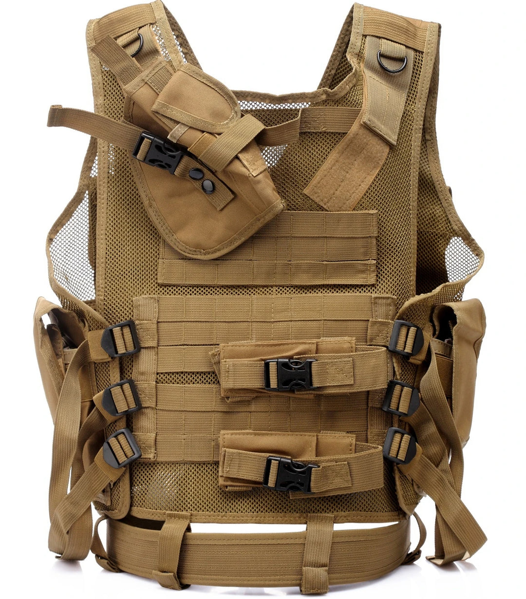 Military Equipment Tactical Vest Police Training Combat Armor Gear Army Paintball Hunting