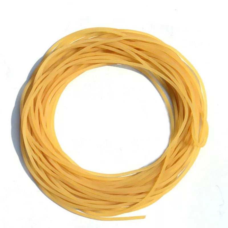 5m Solid Elastic Rubber Fishing Line Diameter 2mm Plain Elastic Fishing Rope Tied