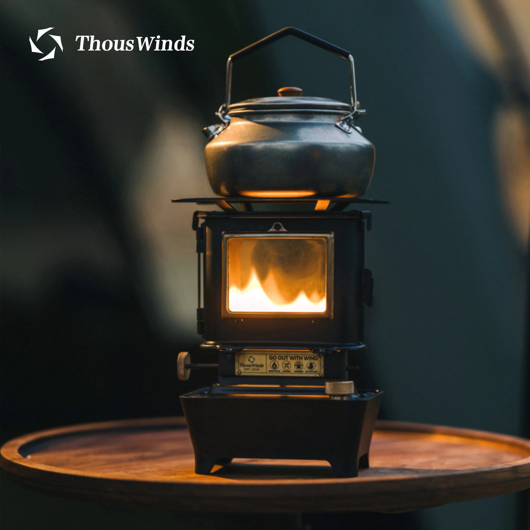 Thous Winds Firedance Oil Lamp Stove Portable Outdoor Camping Lantern Emotion Retro