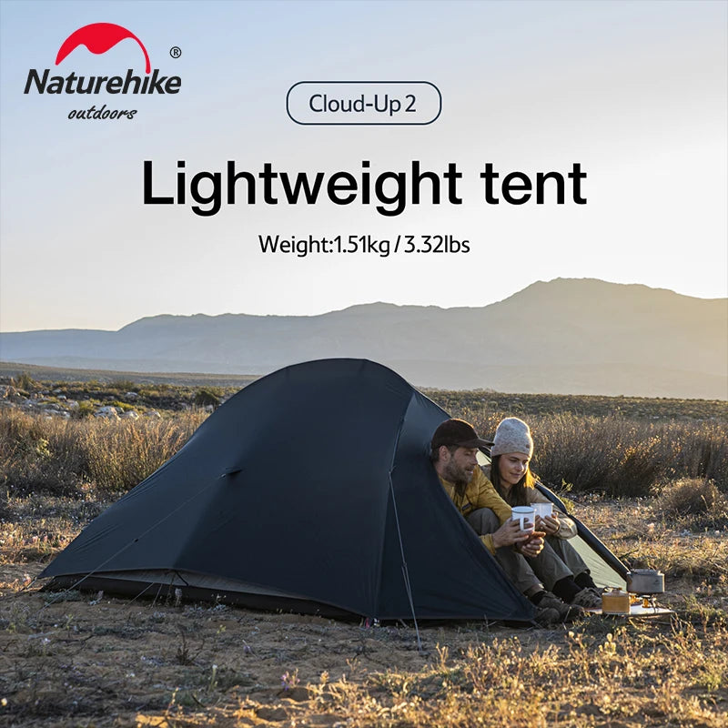 Naturehike Cloud Up 1 Person Tent Camping Tent Ultralight Hiking 1 Person Tent Double