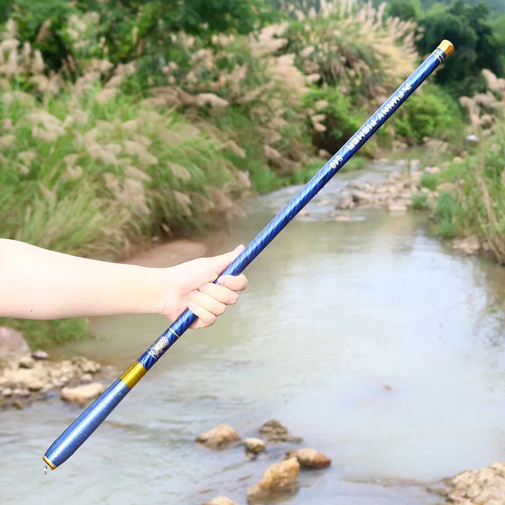 BAKAWA Super Light Hard Carbon Fiber Telescopic Carp Fishing Rod