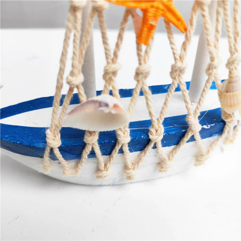 Marine Nautical Creative Sailboat Mode Room Decoration DIY Figurines Miniatures