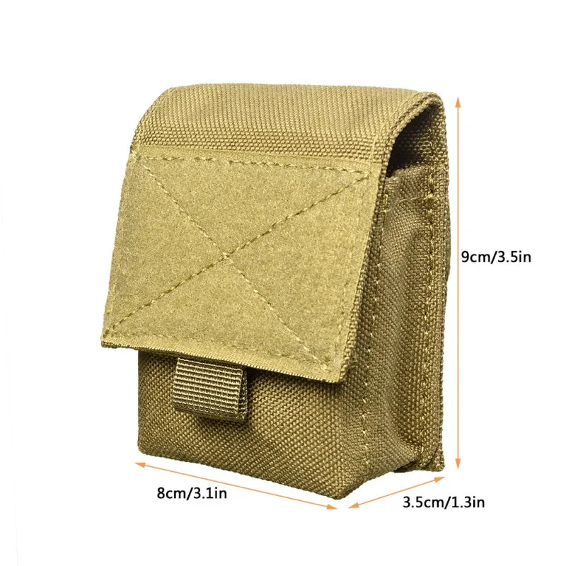 Tactical Molle EDC Pouch Magazine Cigarette Pouch Waist Pocket Airsoft Ammo Bag