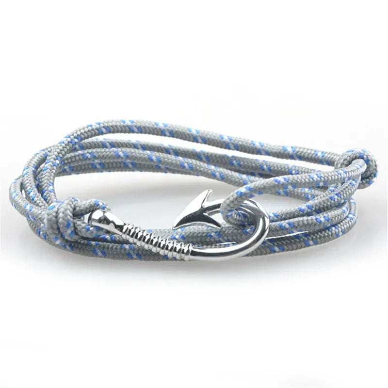 Endless Multilayer Rope Bracelet Pulseras Hombre Tom Hope Nautical Anchor Sailor