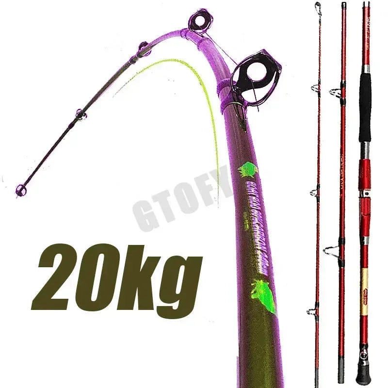 Portable Fishing Boat Rod  Lure Rod Ultralight Hard Carbon Fishing Rod