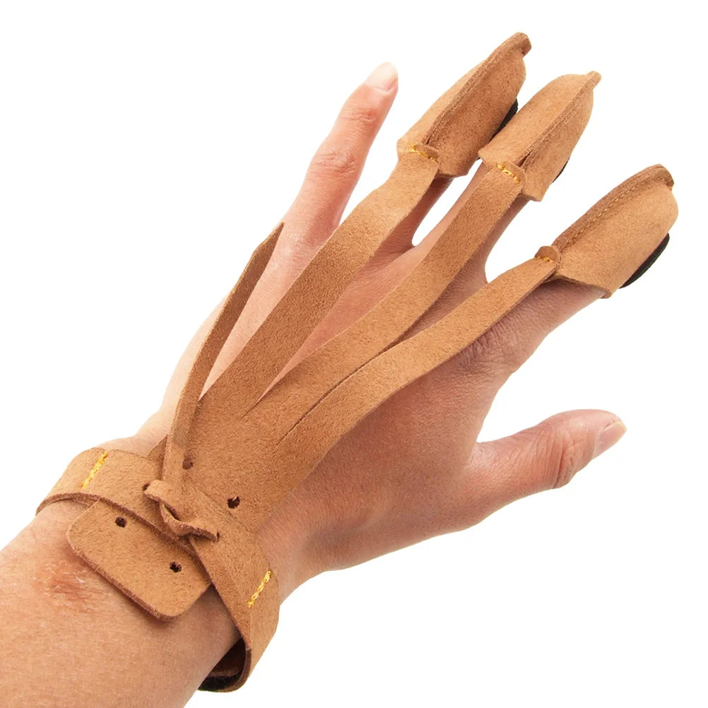 Caceria Archery Supplies Hunting and Tourism Glove Three Finger for Achery