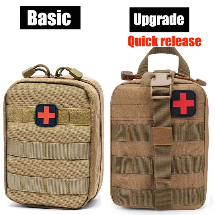 Tactical Waist Bag Military Molle EMT Quick Release First Aid Kit Medical Camping Hunting Accessories EDC Pack Outdoor Survival