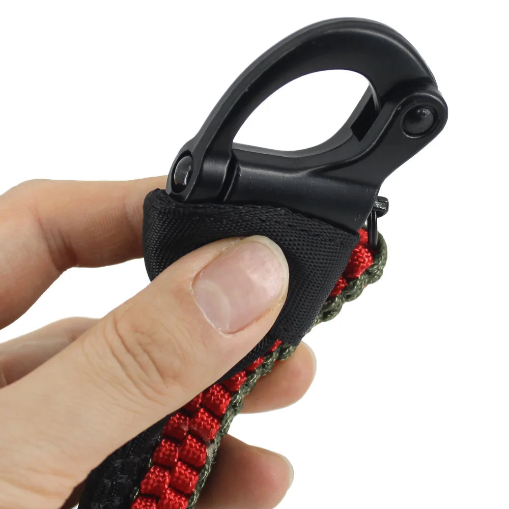 VULPO Tactical Quick Release Safety Sling Lanyard Retractable Retention Lanyards Outdoor