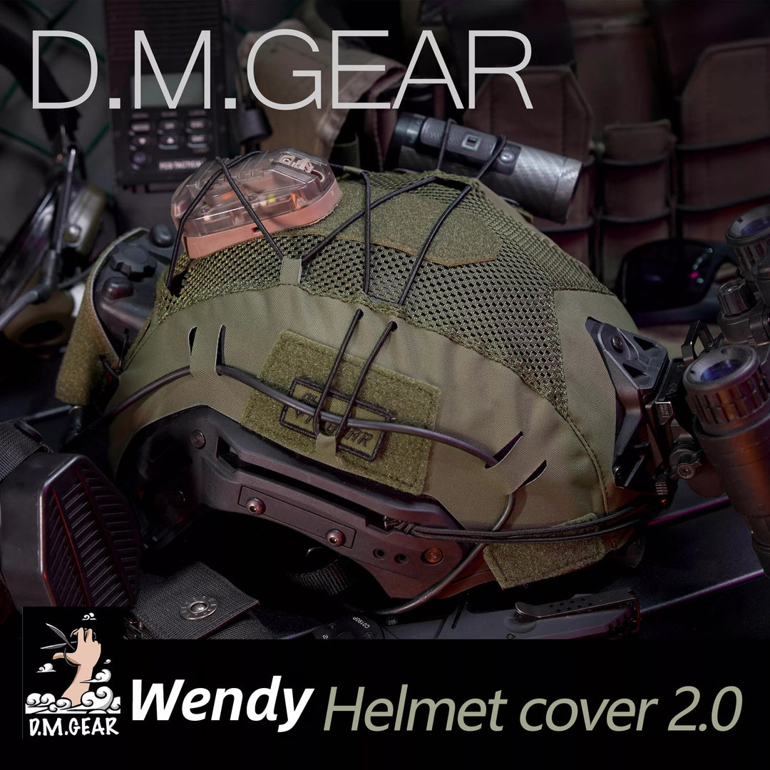 Dmgear Team Wendy Exfil Ballistic Bump Helmet Cover Mesh XL Multicam Ranger Green