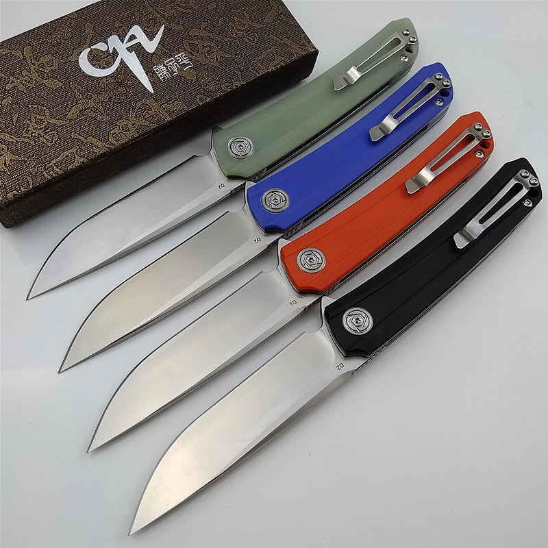 CH3002 Folding Knife D2 Blade Hunting Pocket Survival Tactical Flipper G10 Outdoor Rescue Camping Portable Gift Kitchen EDC Tool