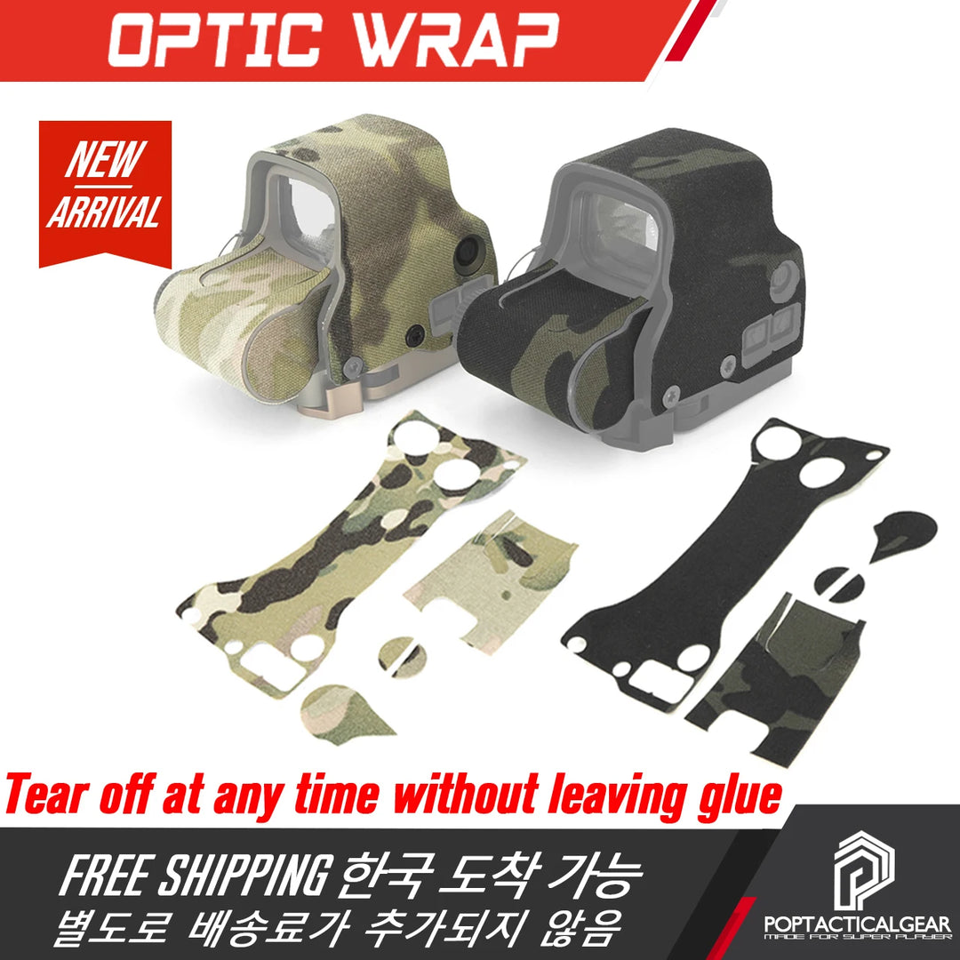 Tactical OPTIC Wrap Fabric Protective Sticker Scope Skin For Holy Warrior S1 Or Evolution