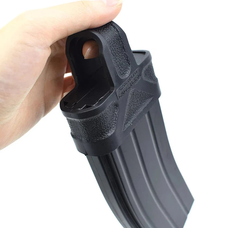 1 PC M4 Clip Rubber Sleeve Universal Clip Sleeve 5.56 Tactical Quick-pull Triangular