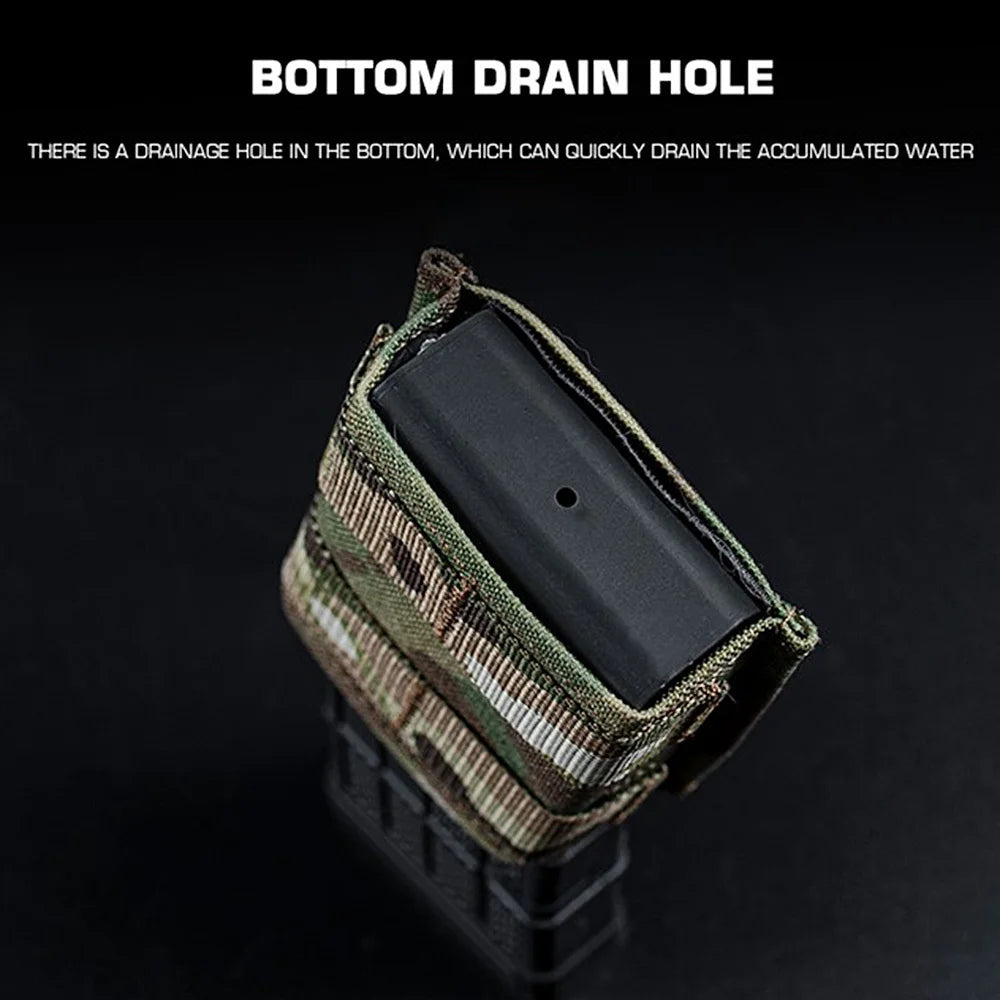 Military 5.56 Single Mag Pouch Shorty Tactical Fast Magazine Bag Kywi MOLLE Hunting