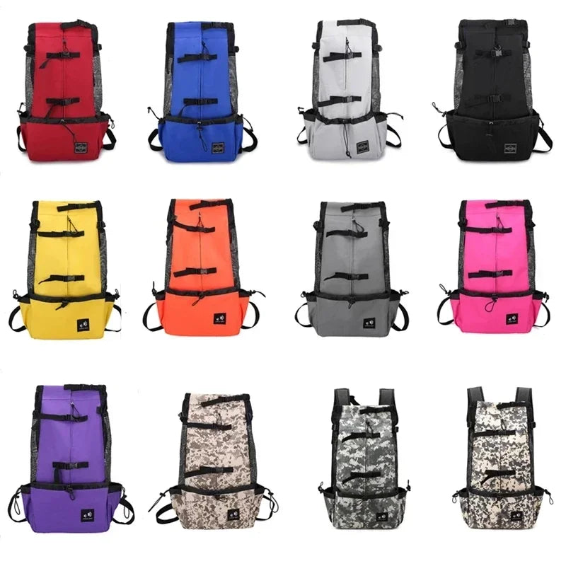 Breathable Dog Carrier Bag Portable Pet Outdoor Travel Backpack Reflective Carrier Bags