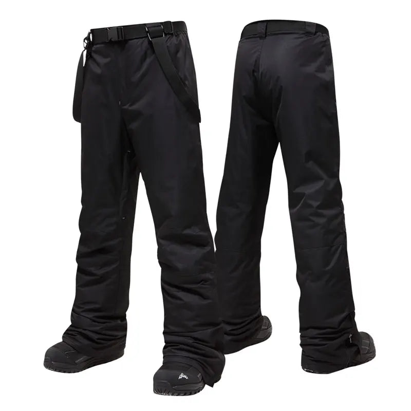 Ski Pants Men and Women Outdoor Windproof Waterproof Warm Couple Snow Trousers