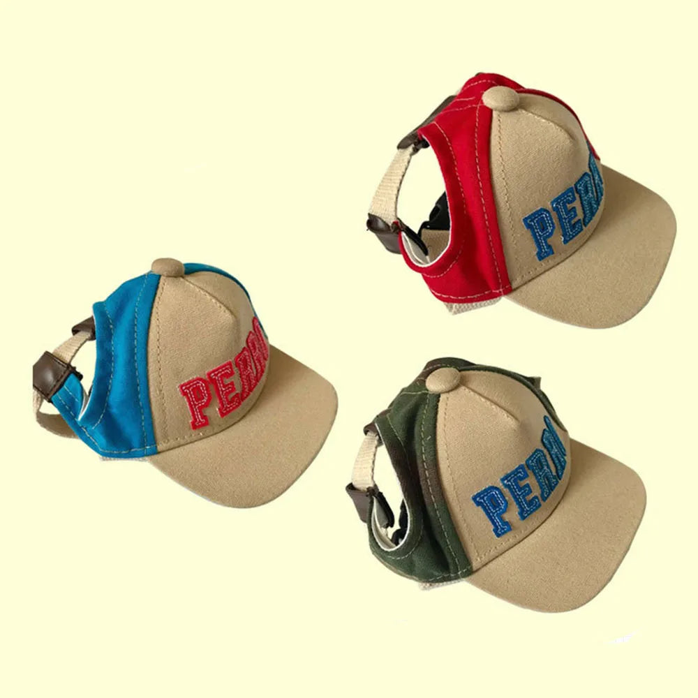 Pet Dog Caps Small Puppy Sport Letter Cap for Dogs Baseball Visor Hat Summer Outdoor