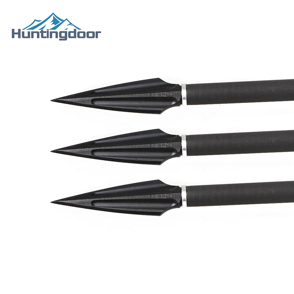 6pcs High Carbon Steel Arrow Head Broadhead Tips Arrow Point Archery Arrowheads for Compound Bow Crossbow Recurve Bow Hunting